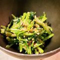 ダッフィーニーうに's cooksnap of when they made 明日葉の韓国風ピリ辛お浸し.