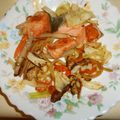 白いぐれーぷ's cooksnap of when they made 栄養満点♡鮭と野菜のソース炒め.