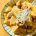 クックパッドごはん部's cooksnap of when they made 鳥もも肉と大根の照り焼き煮.