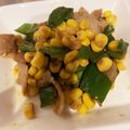 さきさ☆'s cooksnap of when they made ピーマンとベーコンとコーンのバタぽん炒め.