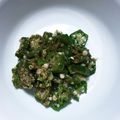 みりん調味料's cooksnap of when they made 斬新！おくらの味ぽん(^○^).