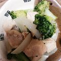 omiso's cooksnap of when they made 鶏むね肉とブロッコリーのマヨ炒め.