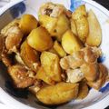 みよ～'s cooksnap of when they made 鶏肉とじゃがいもの甘辛ガーリック炒め.