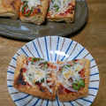 和☆2049's cooksnap of when they made 薄揚げのしらすピザ.