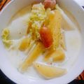 めぐぷら's cooksnap of when they made カフェの味♡おいもと白菜のミルクスープ.