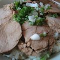 paopaorin's cooksnap of when they made ○あのﾁｬｰｼｭｰゆで汁で！まぜご飯○.