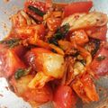 あたりめっこ's cooksnap of when they made キムチとトマトの中華風和え物.