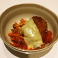なみポ's cooksnap of when they made 特別な日は✿野菜旨みトマト煮込ハンバーグ.