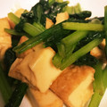 Dのんちゃん's cooksnap of when they made スピード！厚揚げと小松菜の中華炒め♪.