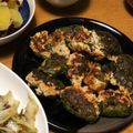 こうめこ９９'s cooksnap of when they made 『鶏ひき肉の大葉チーズ焼き』.