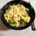 クックZPDEEV☆'s cooksnap of when they made ネギと卵の煮込みうどん.