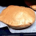 クック51WDJ9☆'s cooksnap of when they made ふすまパンミックスのピタパン.