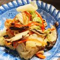 み～お's cooksnap of when they made ★白菜の漬物リメイク★酸っぱさ消える！.