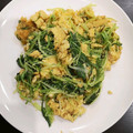 あじさい♪'s cooksnap of when they made 水菜のふんわり卵炒め.