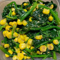みさりママ's cooksnap of when they made ほうれん草とコーンのごまあえ.