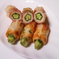 アーモンドジェラート's cooksnap of when they made ちくわに入ったオクラの天ぷら♪.