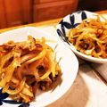 ダッフィーニーうに's cooksnap of when they made コリコリ美味しい 大根の皮のきんぴら.