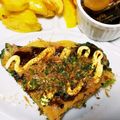 zakkiiM's cooksnap of when they made 栄養満天♪ほうれん草とネバネバお好み焼き.