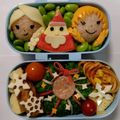 ｆｋｌｓｒｍ's cooksnap of when they made ＊キャラ弁＊クリスマスリースの作り方.