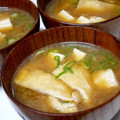 なななな♡MaMa's cooksnap of when they made 京揚げと豆腐のお味噌汁.