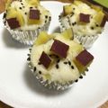 ☆あいちゃん's cooksnap of when they made 甘さひかえめ☆さつまいも蒸しパン☆.