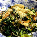 Muffin33's cooksnap of when they made 大根の葉が副菜に！簡単ごま油炒め.