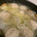 u_usim's cooksnap of when they made 体ぽっかぽかの肉団子鍋☆.