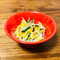 ねっちゃんっ's cooksnap of when they made ラー油を使ったもやしの中華風サラダ.