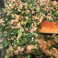ももかば's cooksnap of when they made 大根の葉と豚そぼろのシャキシャキふりかけ.