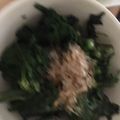 ﾌﾞﾚﾝﾀﾞ's cooksnap of when they made 初めて作る☆春菊のお浸し☆.