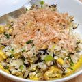 にくきゅう's cooksnap of when they made 鉄分カルシウムたっぷり！ひじきチャーハン.