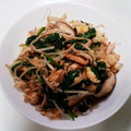 ポニーリボン's cooksnap of when they made エリンギと卵ともやしとほうれん草炒め.
