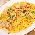 ☆ｷｬｻﾘﾝ☆'s cooksnap of when they made ■さば缶ときのこの和風ペペロンチーノ■.