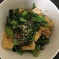 himeetsu's cooksnap of when they made 冬といえばかつお菜！薄あげでゴマ油炒め♪.
