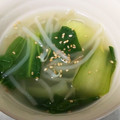 ☆マカロンmama☆'s cooksnap of when they made ちんげん菜ともやしで☆簡単中華風スープ.