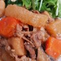 akiyuママ's cooksnap of when they made 豚バラ・大根・里芋のこってり煮♡.