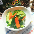 虹色♪︎ちゅーりっぷ's cooksnap of when they made 簡単やみつき『白だしの浅漬け』♡.°⑅.