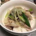 yukaaa527's cooksnap of when they made ねぎ塩豚丼.