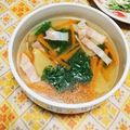 hitomi♪＊'s cooksnap of when they made サニーレタスとベーコンの生姜スープ.