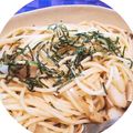 junpoko's cooksnap of when they made ホタテとたらこの和風パスタ.