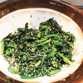 しげkitchen's cooksnap of when they made 超簡単♪ほうれん草のごまあえ♪.