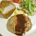 mmameco's cooksnap of when they made ふわふわハンバーグ.