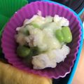なみか☆'s cooksnap of when they made コンビニサラダチキンと枝豆のさっぱり炒め.