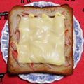 こげ岡's cooksnap of when they made かにかまチーズトースト.