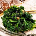 ダッフィーニーうに's cooksnap of when they made ほうれん草のゆず海苔和え.