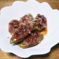 和☆2049's cooksnap of when they made タレが美味しい♪ピーマンの肉詰め.