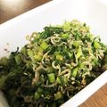 ちゃちゃふく's cooksnap of when they made カブの葉や大根の葉でじゃこ炒めの常備菜.