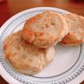 bunpon's cooksnap of when they made お好み焼き粉でおやき２種.