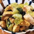 低カロ探検隊's cooksnap of when they made ムネ肉椎茸チンゲン菜の中華煮.