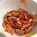 向日葵くっく's cooksnap of when they made 甘えび頭でエビ煎餅風～♪.